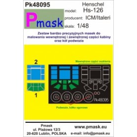 Pmask Pk48095 Hs-126 A-1/B-1 - ICM/Italeri