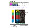 Pmask 1:72 Maski do Barracuda Mk.II dla Special Hobby