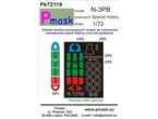 Pmask 1:72 Maski do Nortrop N-3PB dla Special Hobby