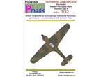 Pmask 1:32 Camouflage for Hawker Hurricane Mk.I / Mk.II / type B 