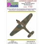 Pmask 1:32 Maski do Hawker Hurricane KAMUFLAŻ TYP A