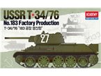 Academy 1:35 T-34/76 / NO.183 FACTORY PRODUCTION 