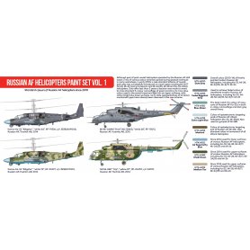 Hataka AS86 Russian AF Helicopters paint set vol.1