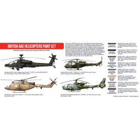 Hataka AS87 British AAC Helicopters paint set
