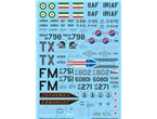 Techmod 1:32 Kalkomanie do F-4D Phantom II