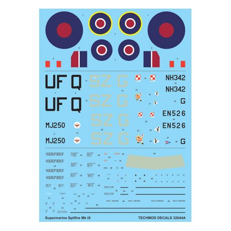 Techmod 32044 Spitfire Mk IX