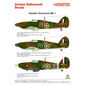 Techmod 32045 Hurricane Mk Ic