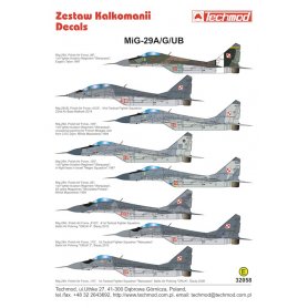 Techmod 32058 MiG-29 A/G/UB