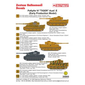 Techmod 35005 Pzkpfw VI TIGER I Early