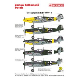 Techmod 48017 Messerschmitt Bf-109F-4