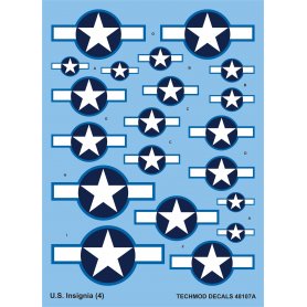 Techmod 1:48 Decals American National Insignias pt.6 