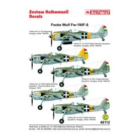 Techmod 1:48 Kalkomanie do Focke Wulf Fw-180 F-8