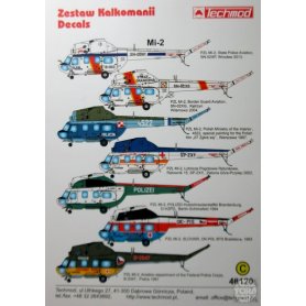 Techmod 1:48 Kalkomanie do Mil Mi-2