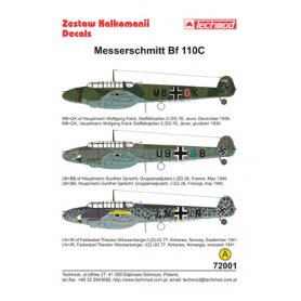 Techmod 72001 Messerschmitt Bf 110C