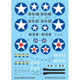 Techmod 1:72 Decals for SB2-U Vindicator