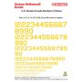 Techmod 48807 U.S. Code Numbers Yellow