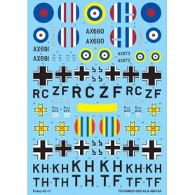 Techmod 1:48 Decals for Potez 63-11