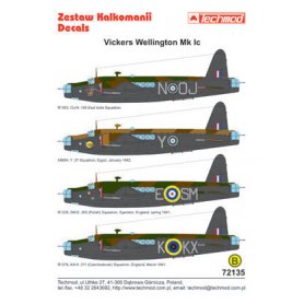 Techmod 72135 Wellington Mk Ic