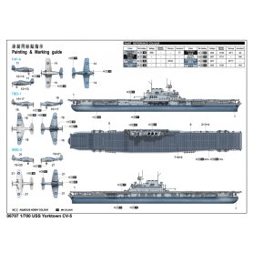 Trumpeter 1:700 USS Yorktown CV-5