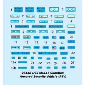 Trumpeter 07131 M1117 Guard Armored Security Veh.