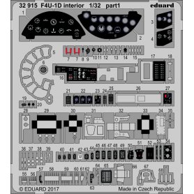 Eduard 1:32 Elementy wnętrza do Vought F4U-1D dla Tamiya