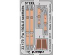 Eduard 1:32 Seatbelts for Focke Wulf Fw-190 A-8 / Revell - STEEL 