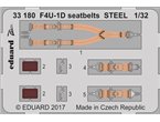 Eduard 1:32 Seatbelts for Vought F4U-1D / Tamiya STEEL 