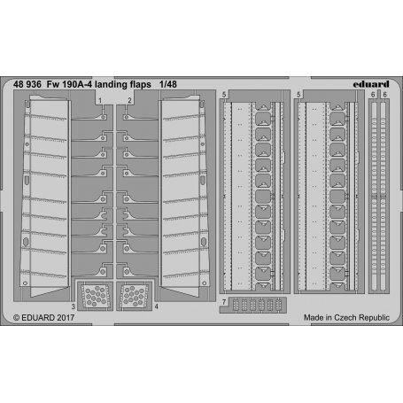 Eduard Fw 190A-4 landing flaps EDUARD