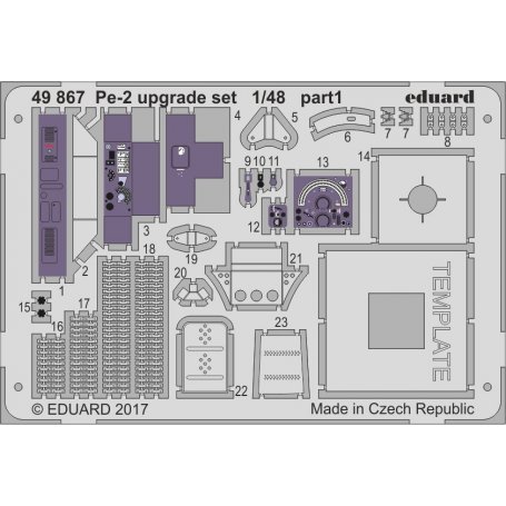 Eduard Pe-2 upgrade set EDUARD