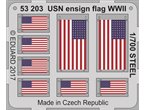Eduard 1:700 USN ensign flags STEEL / WWII 