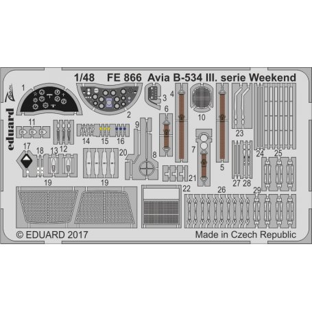 Eduard Avia B-534 III.serie Weekend EDUARD