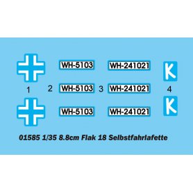 Trumpeter 1:35 Selbstfahrlafette mit 88mm Flak 18