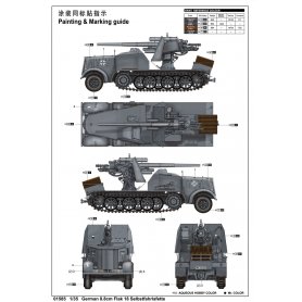 Trumpeter 1:35 Selbstfahrlafette mit 88mm Flak 18