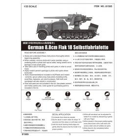 Trumpeter 1:35 Selbstfahrlafette mit 88mm Flak 18