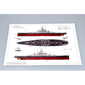 Trumpeter 1:350 USS Massachussets BB-59