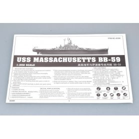 Trumpeter 1:350 USS Massachussets BB-59