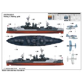 Trumpeter 1:350 USS New York BB-34