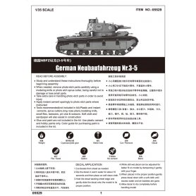 Trumpeter 1:35 Neubaufahrzeug Nr 3-5