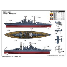 Trumpeter 1:35 USS California BB-44 / 1941