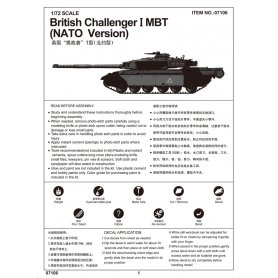 Trumpeter 1:72 Challenger I wersja NATO