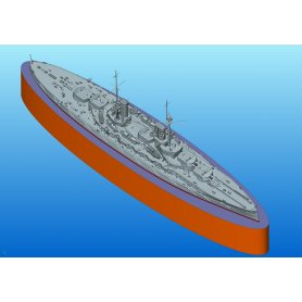 ICM S.016 1/700 Kronprinz German Battleship