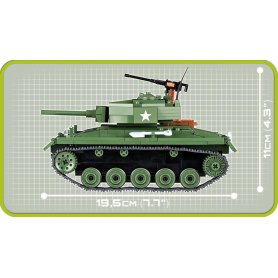 Cobi Small Army 2457 M 24 Chaffee 350 Kl.