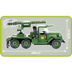 Cobi Small Army 2479 Zil-157 Katyusha Bm-13 415 Kl