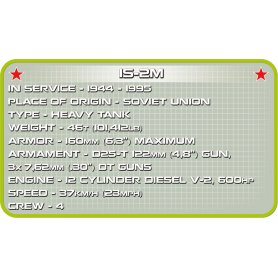 Cobi Small Army 2491 IS-2 - 575 kl.