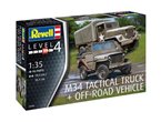 Revell 1:72 M34 TACTICAL TRUCK i OFF ROAD VEHICLE | 2w1 |