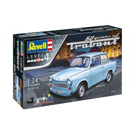 Revell 1:24 Trabant 601S / 60 YEARS ANNIVRSARY | z farbkami |