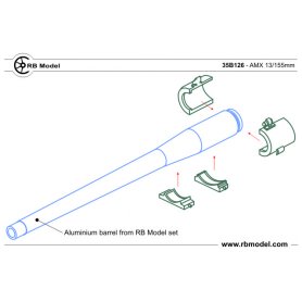 RB Model Francuska lufa 155mm L/33