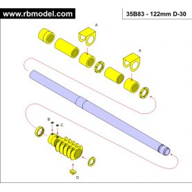 RB Model Lufa 122 mm L/38 D-30