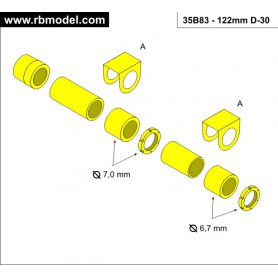 RB Model Lufa 122 mm L/38 D-30