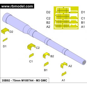 RB Model Lufa 75 mm M1897A4 M3 GMC